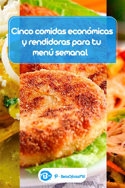 Arriba 78 Imagen Recetas De Comida Rendidora Y Economica Abzlocal Mx