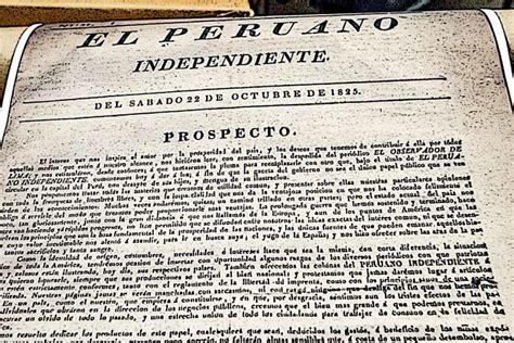 Diario Oficial El Peruano 198 Años De Historia Noticias Diario