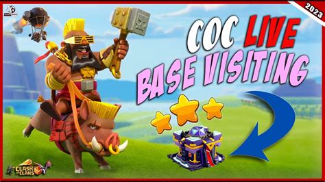 Coc Live Clash Of Clan Live Base Visiting And Best Attacks Clan Capital Base Layouts July