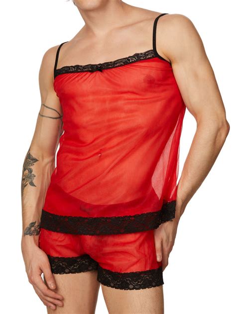 Mens Camisoles Tank Tops And Sleepwear Sexy Styles For Men Xdress