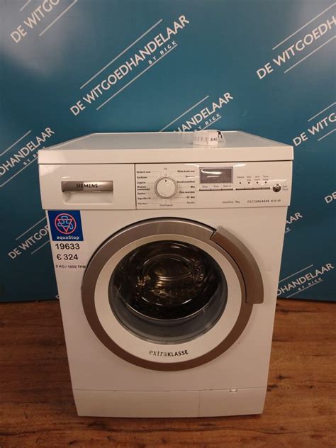 Wasmachine 8 Kg 1600 Toeren Siemens De Witgoedhandelaar