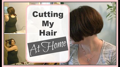 how to cut my own hair short