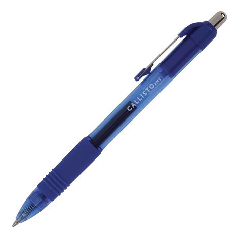 FORAY Soft Grip Retractable Gel Pens Extra Fine Point 0 5 Mm Blue