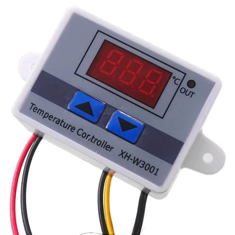 10A 12V 24V 220V AC Digital LED Temperature Controller XH W3001 For