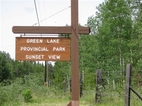 Kerris Camping Companion Sunset View Campground Green Lake Provincial