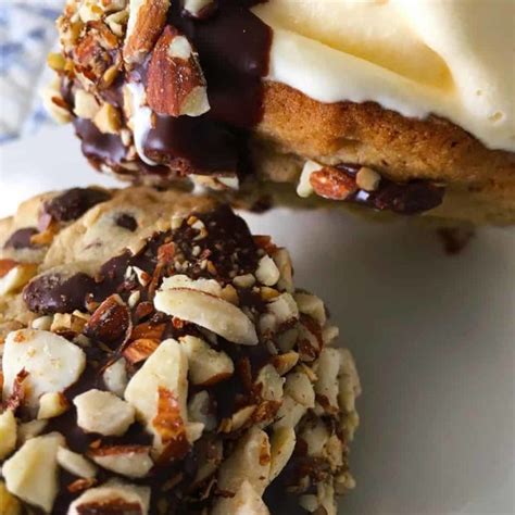 Ice Cream Chocolate Chip Cookie Sandwiches Norine S Nest