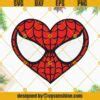 Spiderman Heart Svg Spider Heart Svg Superhero Valentine Svg