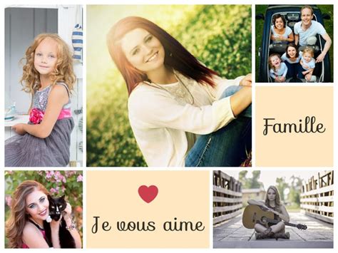 Montage Photo Collage 5 Photos Et Textes Pixiz