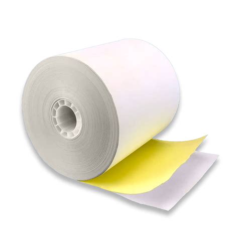 3-1/4" x 90' 2-ply Carbonless Receipt Paper - Centurion Store Supplies