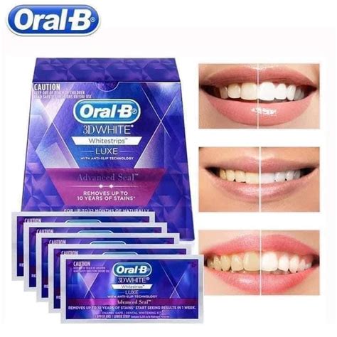 Retail Oral B White Strips D Whitening Tooth Patch Secret Menu