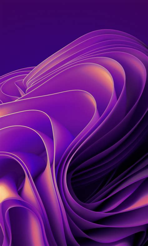 Windows 11 Wallpaper 4K, Purple, Abstract background