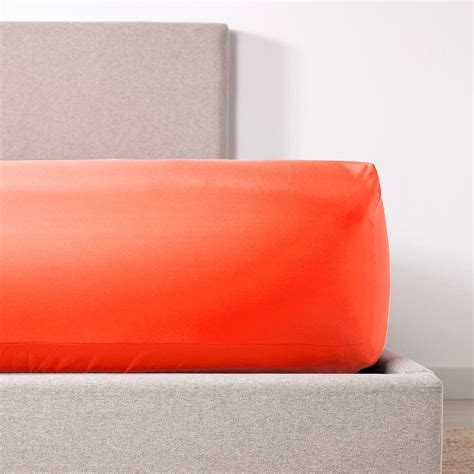 Hot Coral Fitted Sheet The Original Peachskinsheets The Original Peachskinsheets®