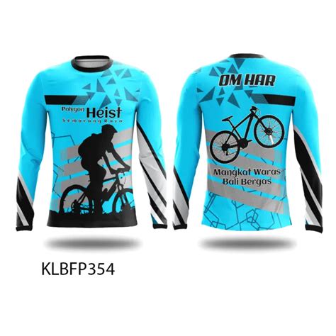 Kaos Baju Jersey Custom Premium Sepeda Gowes Mtb Bmx Senam Voly Futsal