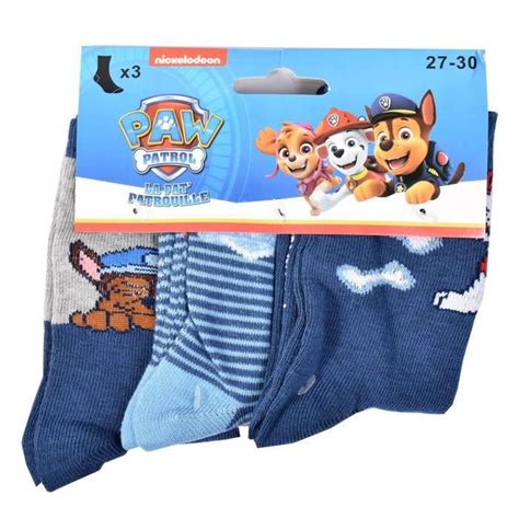 Bebeboutik Chaussettes Garçon PAT PATROUILLE Pack de 9 Paires