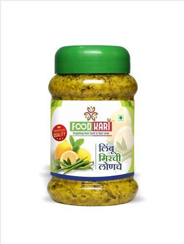 Food Kari Lemon Chilli Pickle Packaging Type Jar Packaging Size