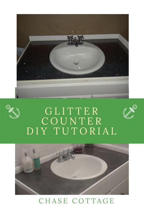 Glitter Countertop Tutorial