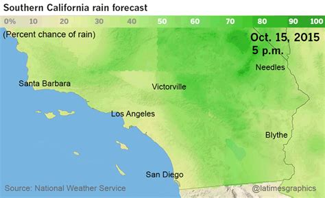 SoCal: Chances of rain through Monday - Los Angeles Times