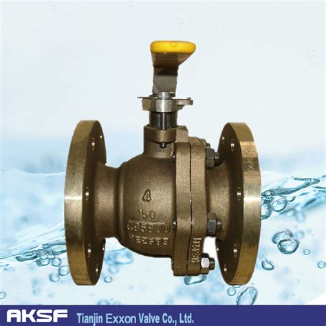 China Ansi Jis Din Aluminium Bronze Brass Floating Flange Ball Valve China Ball Valve