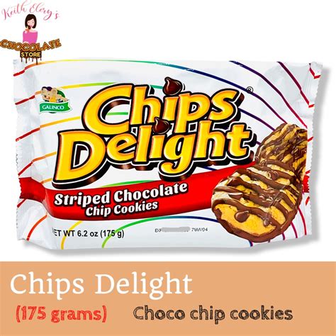 Chips Delight Striped Chocolate Chip Cookies 175g Lazada Ph