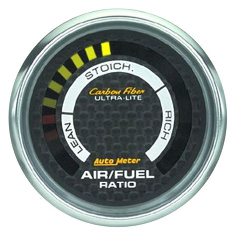 Auto Meter Carbon Fiber Series Air Fuel Ratio Gauges