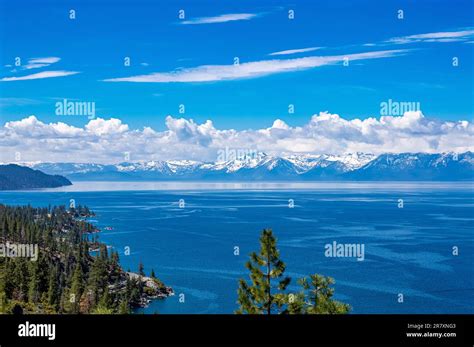 Lake Tahoe - Sunset Stock Photo - Alamy