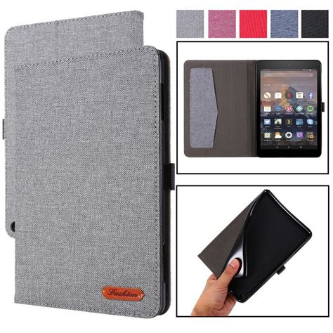 Casing Amazon Fire Hd 8 Case Hd8 2020 Case Pu Leather Flip Stand Cover