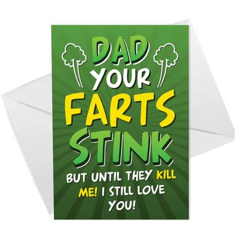 Dad Birthday Card From Daughter Funny Dad Birthday Card Fathers Day