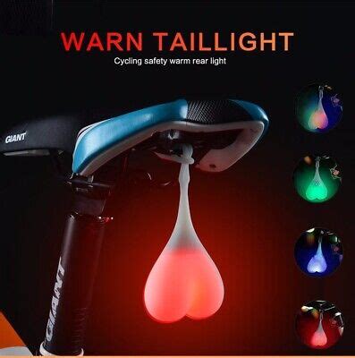 Bike Ball Lights Bicycle Led Back Rear Warn Tail Light Cycling Heart