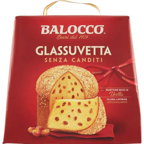 Panettone Glassuvetta Senza Canditi Balocco Gr Su Cicalia