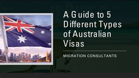 PPT A Guide To 5 Different Types Of Australian Visas PowerPoint