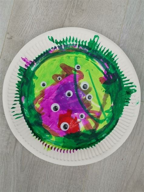 Paper Plate Monster Craft