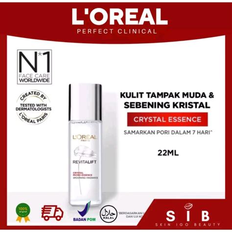 Jual L Oreal Paris Revitalift Crystal Micro Essence Serum Water 22ml