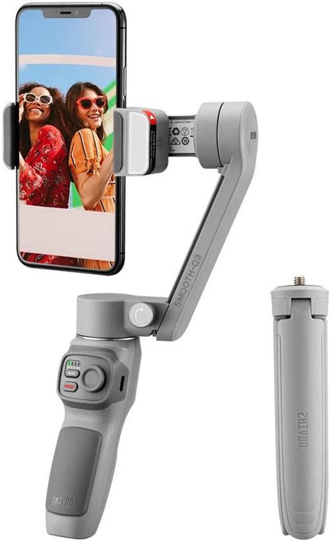 Zhiyun Smooth Q3 Smartphone 3 Axis Gimbal Stabilizer Object Tracking