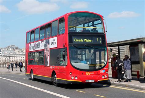 London Bus Routes Route 1 Canada Water Hampstead Heath Route 1