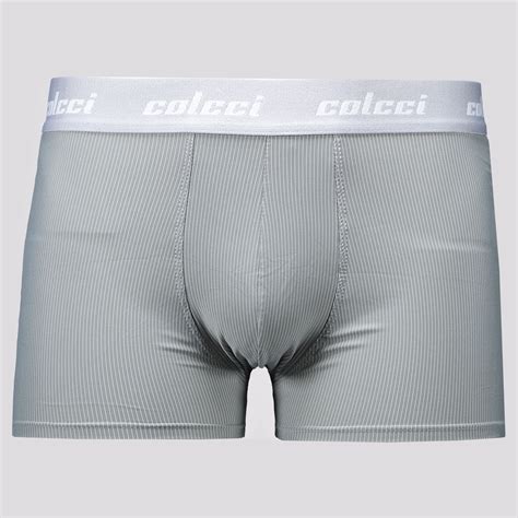 Cueca Boxer Colcci Microfibra Listrada Cinza Futfantaics