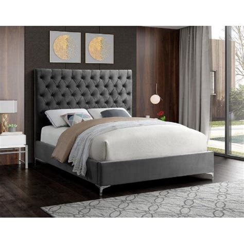 Wachapreague Upholstered Frame Bed Canora Grey Size Kingsize