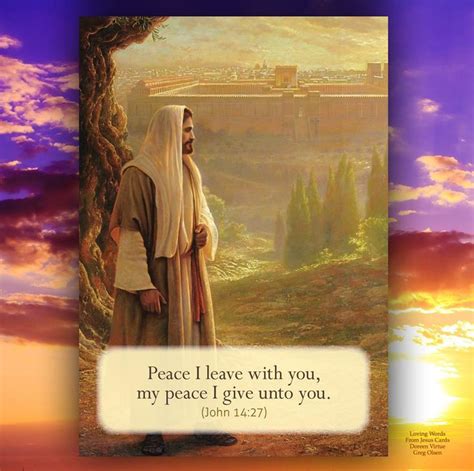 May The Peace Of The Lord Be With You Today And Every Day As You