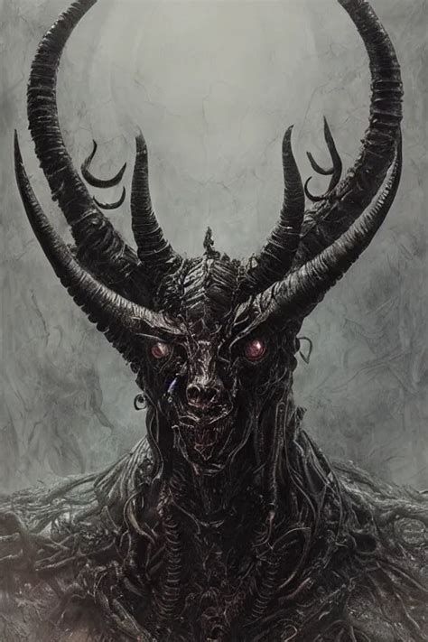 Portrait Of The Black Goat Of Shub Niggurath By Hr Stable Diffusion