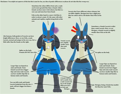 Mmddifferences Between Lucario By Xtenshi Ameshisutox On Deviantart