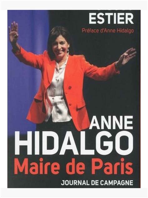 "anne hidalgo " Poster for Sale by Hivron-Outfit | Redbubble