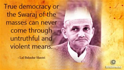 Lal Bahadur Shastri Inspirational Quotes RitiRiwaz