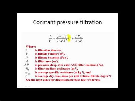 Constant Pressure Filtration Youtube