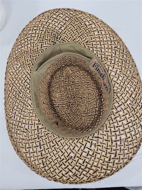 Summer Rules By Firethorn Fasttab Womans Straw Hat Beige Bow Buick