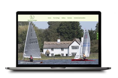 Watersedge Holiday Cottage Website Lucy Calnan Design