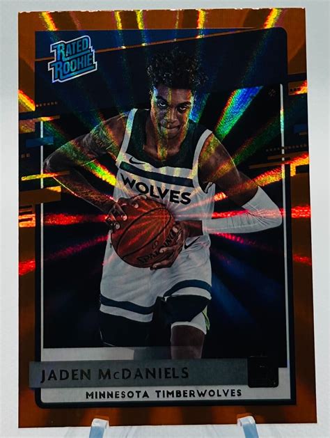 Panini Donruss Rated Rookies Orange Laser Jaden