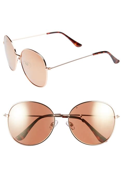 Bp 58mm Rounded Aviator Sunglasses Nordstrom