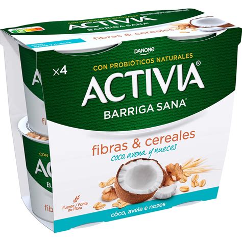 Fibras Cereales bífidus con coco avena y nueces pack 4 unidades 115