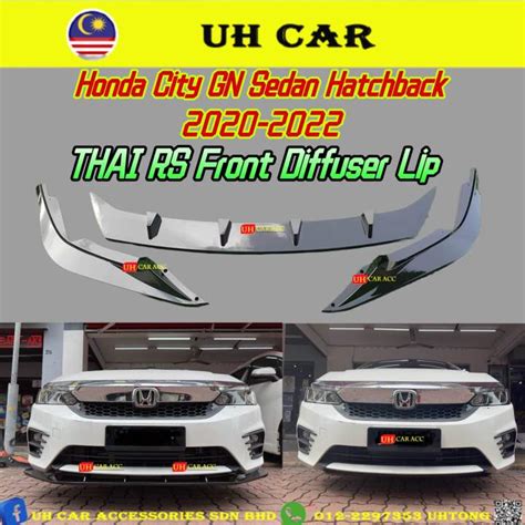 Thai Rs Honda City Gn Gn Sedan Hatchback Thai Rs Front Diffuser Lip