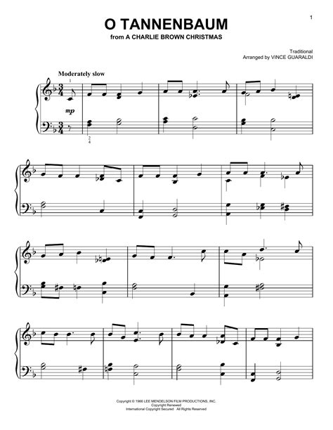 O Tannenbaum | Sheet Music Direct