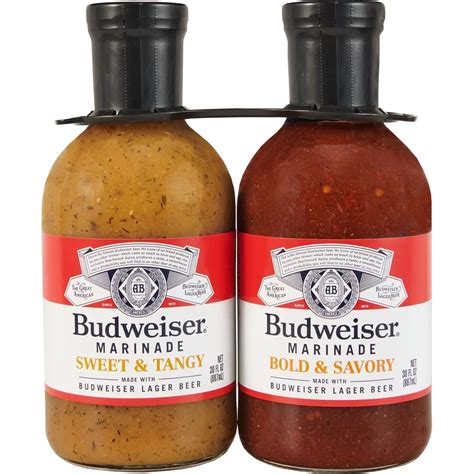 Budweiser Marinade Sweet Tangy And Bold Savory Ounce Pack Of